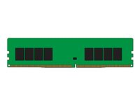 Kingston ValueRAM - DDR4 - module - 16 Go - DIMM 288 broches - 3200 MHz / PC4-25600 - CL22 - 1.2 V - mémoire sans tampon - non ECC KVR32N22D8/16