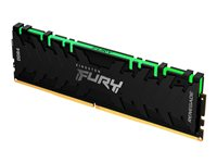 Kingston FURY Renegade RGB - DDR4 - kit - 16 Go: 2 x 8 Go - DIMM 288 broches - 3200 MHz / PC4-25600 - CL16 - 1.35 V - mémoire sans tampon - non ECC - noir KF432C16RBAK2/16