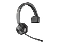 Poly Savi 7210 Office - Savi 7200 Series - micro-casque - sur-oreille - DECT - sans fil - Suppresseur de bruit actif - noir 8D3G9AA#ABB