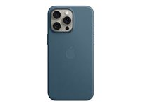 Apple - Coque de protection pour téléphone portable - compatibilité avec MagSafe - tissu fin - bleu Pacifique - pour iPhone 15 Pro Max MT4Y3ZM/A