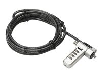 DLH - Câble de sécurité - gris, noir - 2 m DY-CS5045
