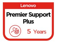 Lenovo Premier Support Plus Upgrade - Contrat de maintenance prolongé - pièces et main d'oeuvre (pour système avec 1 an d'assistance Premier) - 5 années (à partir de la date d'achat originale de l'appareil) - sur site - temps de réponse : NBD 5WS1M88187