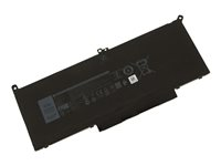 DLH - Batterie de portable (standard) (équivalent à : Dell DM3WC, Dell F3YGT, Dell 2X39G, Dell KG7VF, Dell MYJ96, Dell V4940) - Lithium Ion - 7500 mAh - 57 Wh - noir - pour Dell Latitude 7280, 7290, 7380, 7390, 7480, 7490 DWXL3796-B057Y2